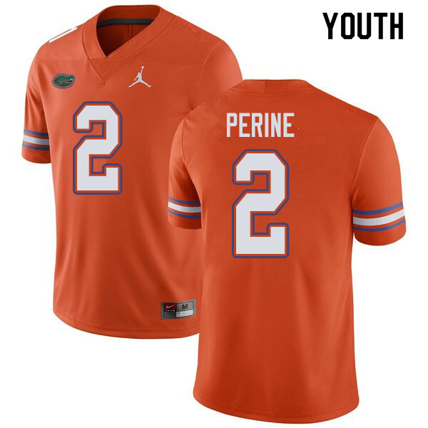 Jordan Brand Youth #2 Lamical Perine Florida Gators College Football Jerseys Sale-Orange